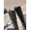 Chanel Heel 3cm Calfskin High Boots G45200 Waxy Black 2023