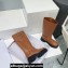 Celine Bulky Biker High Boots In Calfskin Brown 2023