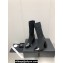 Chanel Heel 7cm Knit & Patent Calfskin Short Boots G40134 Black 2023