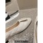 Chanel Quilting Lambskin Ballet flats G45047 White 02 2023