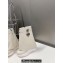 Givenchy Shark Lock Biker ankle boots in grained leather Beige 2023