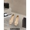 Chanel Quilting Lambskin Ballet flats G45047 Beige 02 2023
