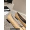 Chanel Quilting Lambskin Ballet flats G45047 Beige 01 2023