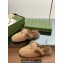 Gucci Princetown Fur Shearling Lamb Slippers Beige 2023