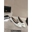 Chanel Quilting Lambskin Ballet flats G45047 White 01 2023