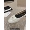 Chanel Quilting Lambskin Ballet flats G45047 White 01 2023