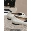 Chanel Quilting Lambskin Ballet flats G45047 White 01 2023