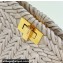 Fendi Peekaboo Iseeu Petite Bag in interlace leather White 2023