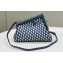Fendi First Small bag in White and blue woven leather 2023