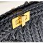 Fendi Peekaboo Iseeu Small Bag in interlace leather Black 2023