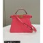 Fendi Peekaboo Iseeu Small Bag in interlace leather Pink 2023