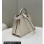 Fendi Peekaboo Iseeu Small Bag White with decorative Stitching 2022
