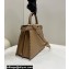 Fendi Peekaboo Iseeu Medium Bag Brown with decorative Stitching 2022