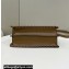 Fendi Peekaboo Iseeu Medium Bag Brown with decorative Stitching 2022