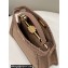 Fendi Peekaboo Iseeu Medium Bag  in Beige Flannel 2023
