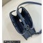 Fendi Peekaboo Iseeu Small Bag  in White and blue woven leather 2023