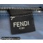 Fendi Peekaboo Mini bag in White and blue woven leather 2023