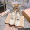 Miu Miu Heel 7.5cm Patent Leather Loafers Creamy With Logo Coin 2023