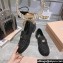Miu Miu Glitter Loafers Black With Logo Coin 2023