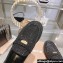 Miu Miu Glitter Loafers Black With Logo Coin 2023