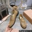 Miu Miu Glitter Loafers Gold With Logo Coin 2023
