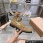 Miu Miu Glitter Loafers Gold With Logo Coin 2023