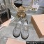 Miu Miu Glitter Loafers Silver With Logo Coin 2023