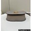 Fendi C’mon Medium bag in smooth and full-grain leather Gray 2023