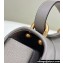 Fendi C’mon Medium bag in smooth and full-grain leather Gray 2023