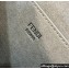 Fendi C’mon Medium bag in smooth and full-grain leather Gray 2023