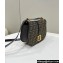 Fendi C’mon Medium bag in Brown FF jacquard fabric and leather 2023