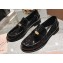 Miu Miu Patent Leather Loafers Black With Logo Coin 2023