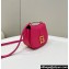 Fendi C’mon Small bag in leather Fuchsia 2023