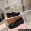 Miu Miu Patent Leather Loafers Black With Logo Coin 2023