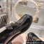 Miu Miu Patent Leather Loafers Black With Logo Coin 2023