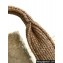 Celine Small Cabas Thais Bag In Textile And Calfskin 199162 Natural/White 2023