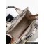 Celine Small Cabas Thais Bag In Striped Textile With Celine Jacquard 199162 Beige/Black 2023