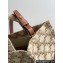 Celine Small Cabas Thais Bag In Textile With Triomphe Canvas Print And Calfskin 199162 2023
