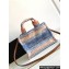 Celine Small Cabas Thais Bag In Striped Textile With Celine 199162 Multicolor 2023