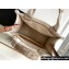Celine Small Cabas Thais Bag In Striped Textile With Celine Jacquard 199162 Beige/Brown 2023
