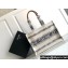 Celine Large Cabas Thais Bag In Striped Textile With Celine Jacquard 196762 Beige/Black 2023