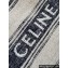 Celine Large Cabas Thais Bag In Striped Textile With Celine Jacquard 196762 Beige/Black 2023