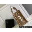 Celine Large Cabas Thais Bag In Textile And Calfskin 196762 Natural/White 2023