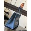 Celine Large Cabas Thais Bag In Denim 196762 Navy Tan 2023