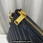 Saint Laurent cassandre matelassé a5 pouch in quilted leather 379039 Black/Gold