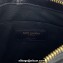 Saint Laurent cassandre matelassé a5 pouch in quilted leather 379039 Black/Gold