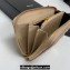 Saint Laurent Cassandre Matelassé Zip Around Wallet In Grain De Poudre Embossed Leather 358094 Beige/Gold