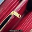 Saint Laurent Cassandre Matelassé Zip Around Wallet In Grain De Poudre Embossed Leather 358094 Red/Gold