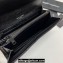 Saint Laurent Cassandre Matelassé Large Flap Wallet In Grain De Poudre Embossed Leather 372264 Black