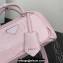 Prada Antique nappa leather multi-pocket top-handle bag 1bb099 Pink 2023